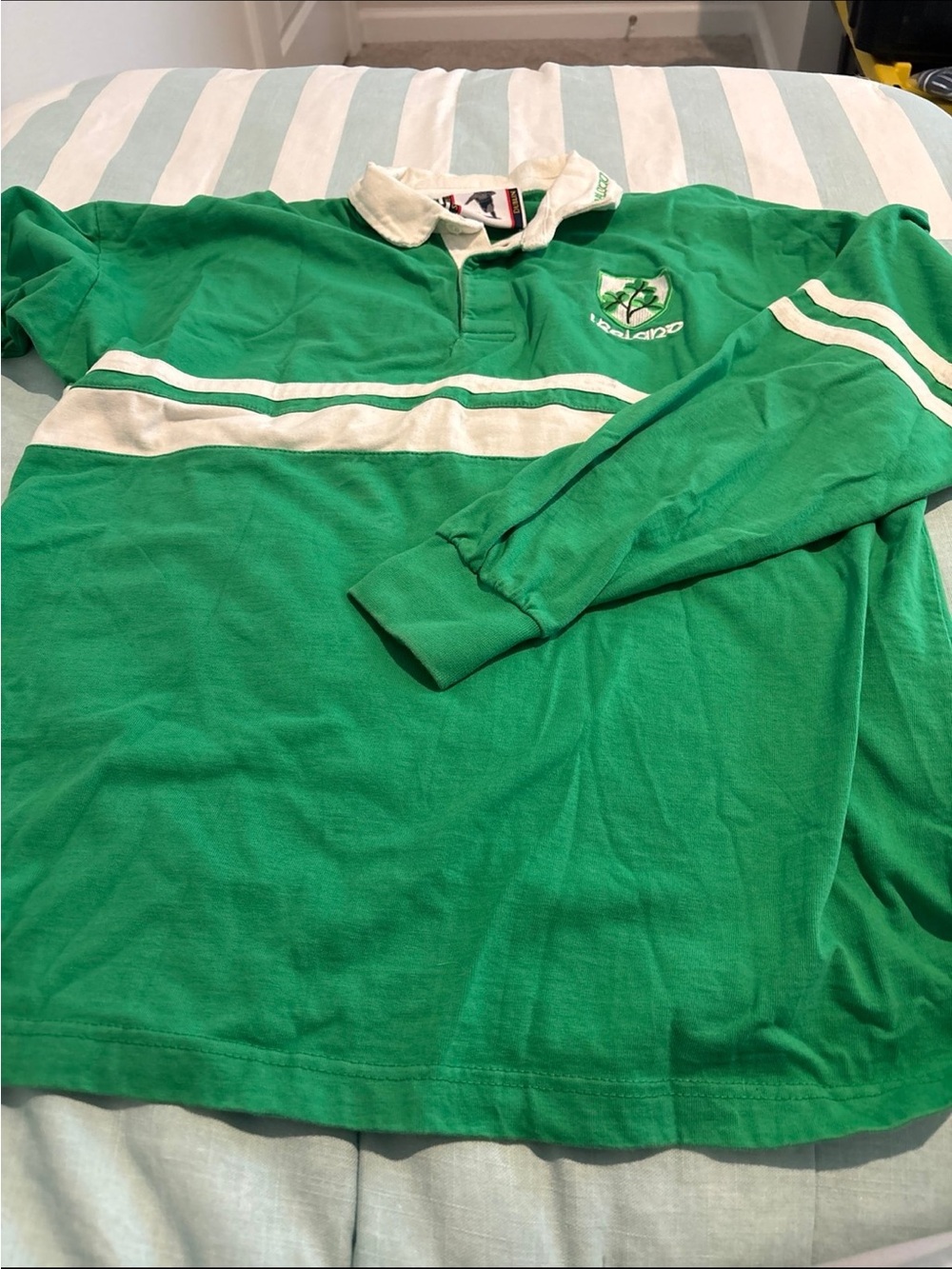Double sales routed ltd Ireland Green Rugby-Style vintage XL